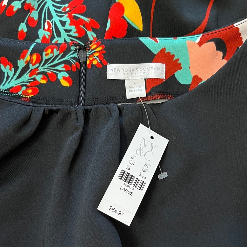 Mod Floral Scuba Sheath Dress - Picture 9 of 13